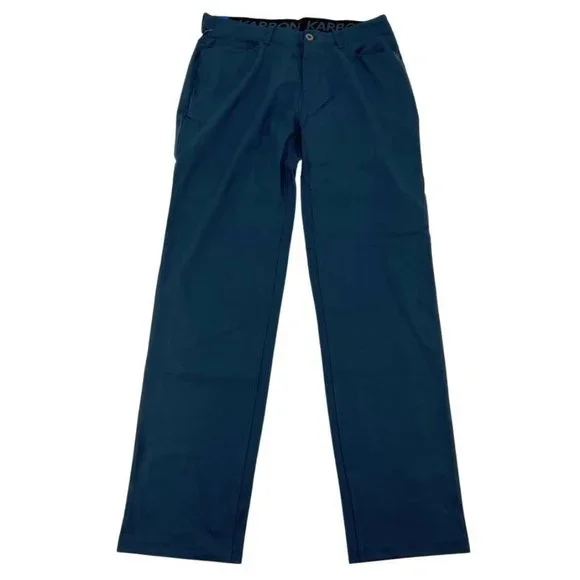 Karbon Pants Karbon Mens All Day Comfort Dress Pants Blue Size